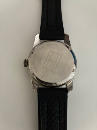 Reloj Tommy Hilfiger Negro y Plateado