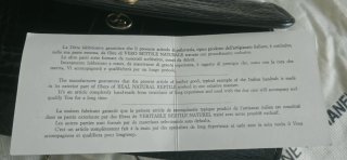 Borsa Pochette MARIANELLI Pelle Coccodrillo Nera