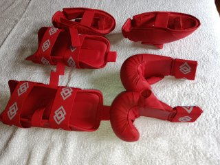 Protecciones Karate Daedo Rojo