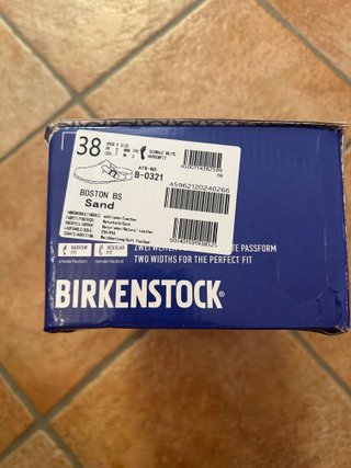 Birkenstock Boston Beige EU 38