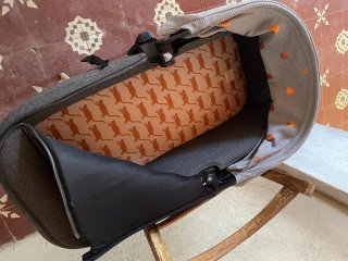 Carrito bebé 3 piezas gris