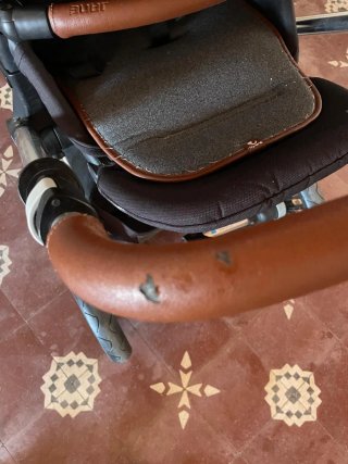 Carrito bebé 3 piezas gris