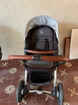 Carrito bebé 3 piezas gris