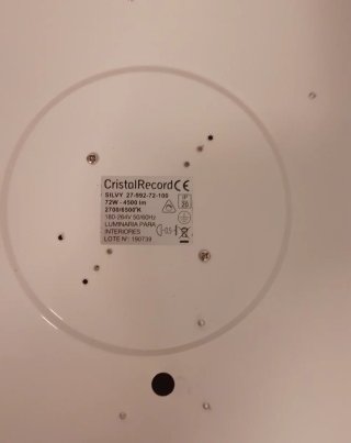Plafón LED/lámpara de techo 72W mando a distancia