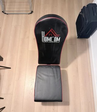 Set de gimnasio completo Banco + Pesas + Mancuerna
