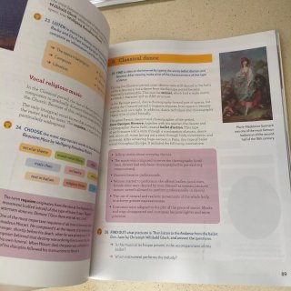 Music in Tune, History of Music, Secondary