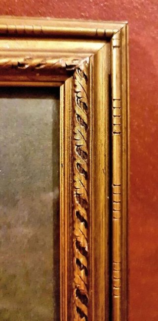 Quadro paesaggio colori brillanti bronzo