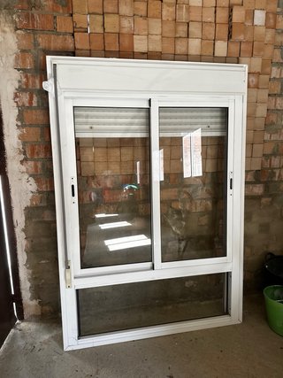 Ventana Aluminio Corredera Blanca