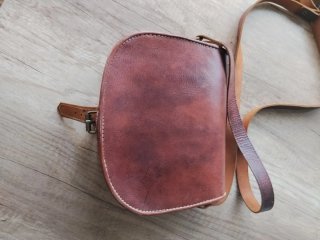 Bolso de cuero mujer marrón