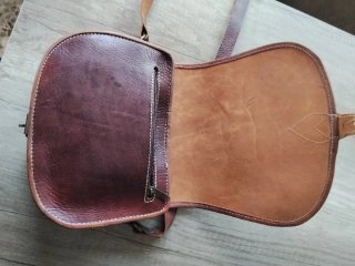 Bolso de cuero mujer marrón