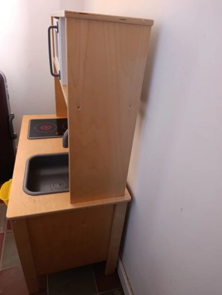 Cocina de madera infantil