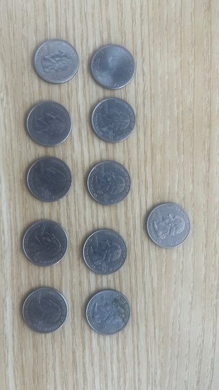 Lote 11 Monedas Conmemorativas EEUU
