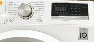 LAVADORA CARGA FRONTAL L.G 9 KG RPM 1400
