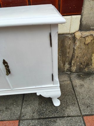 Mueble auxiliar blanco madera