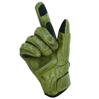 Guantes Moto Verano Unisex Verde Oliva