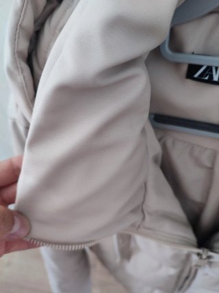 Chaqueta Zara Beige Talla XS