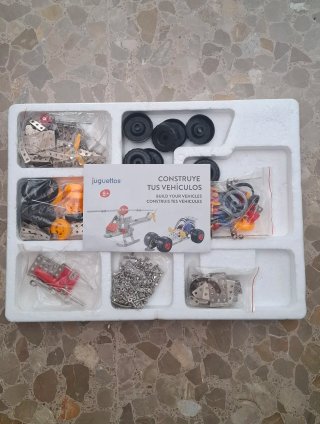 Juego Construcción Metálico Juguettos Vehículos