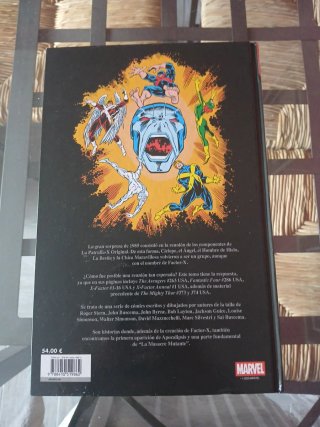 Reprint marvel gold factor-x 1. bautismo de fuego