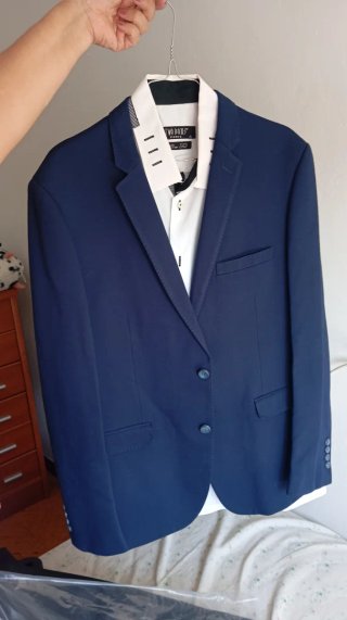 Traje kartes Azul para Boda