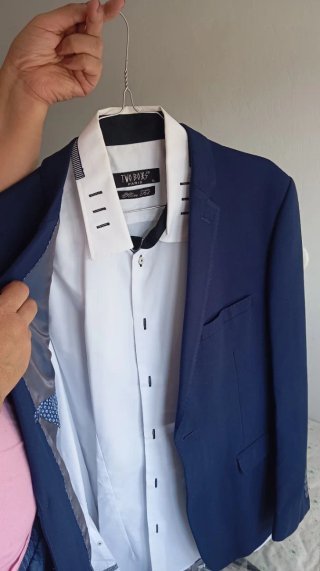 Traje kartes Azul para Boda