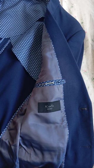 Traje kartes Azul para Boda