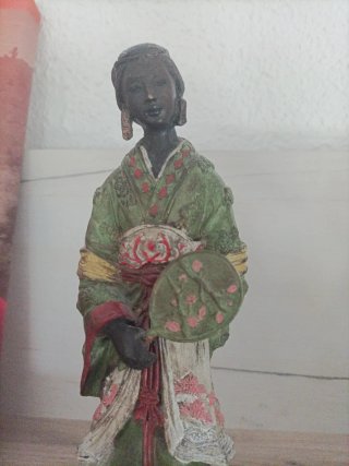 Figuras Geishas Bronce antiguas