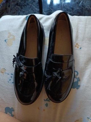 Zapatos Zara Negros con Tassel