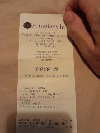 Ray-Ban Mega Wayfarer Polarizadas Negro