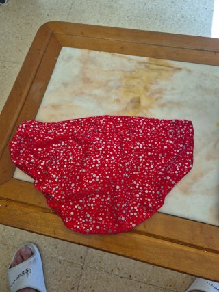 Bañador Lycra Rojo Estampado Talla L