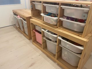 Cajoneras almacenaje infantil madera
