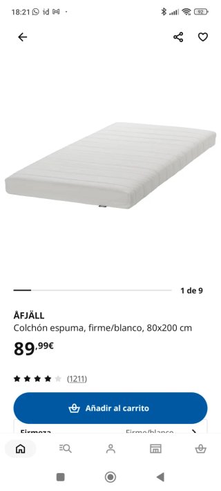 Estructura Diván HEMNES 3 cajones Blanco