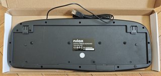 Teclado USB Multimedia Nilox Negro
