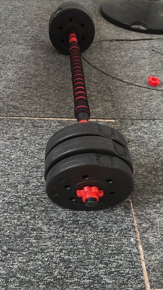 Barra de pesas ajustable 12 kg