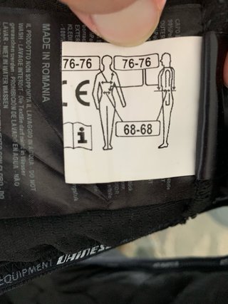 Chaleco Equitación Dainese Balios 3 Lady Talla S.