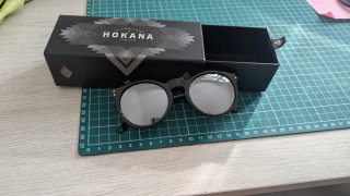 Gafas de sol Hokana polarizadas negras