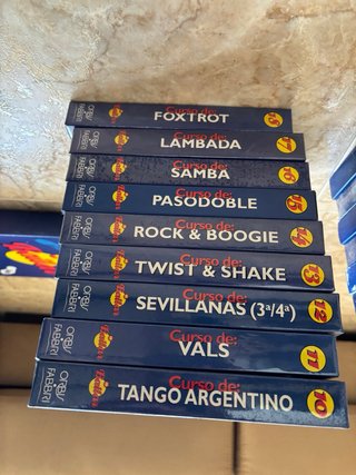Curso de Baile Completo VHS + Libro (NUEVO)