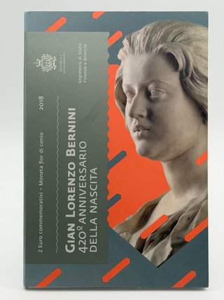Moeda 2 Euros São Marino 2018 BU Coincard