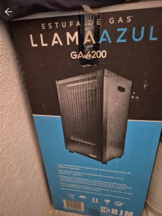 Estufa de Gas HJM LLAMA AZUL GA4200