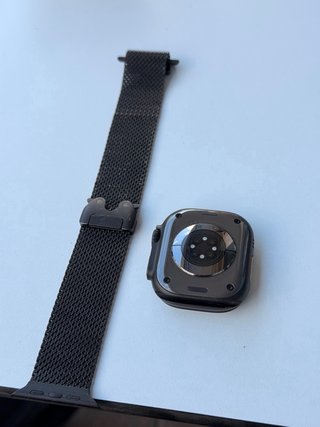 Apple Watch Ultra Titanio Negro Correa Milanese