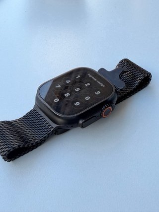 Apple Watch Ultra Titanio Negro Correa Milanese