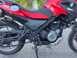 BMW G650GS Adventure Moto Negra/Roja