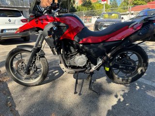 BMW G650GS Adventure Moto Negra/Roja