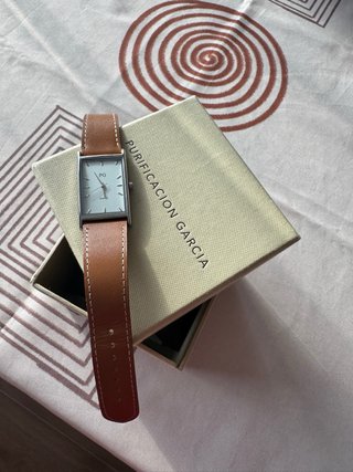 Reloj Purificación García Mujer Marrón/Plata