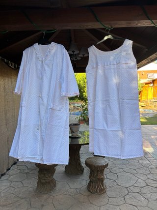 Conjunto Bata y Camisón Enka Terlenka Talla XXL