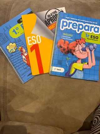 Lote de 3 libros de Matemáticas 1º ESO