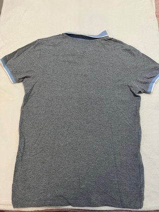 Camisa Polo Manga Corta Gris Alvaro Moreno Talla S
