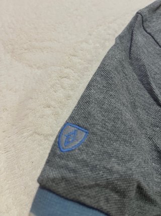 Camisa Polo Manga Corta Gris Alvaro Moreno Talla S
