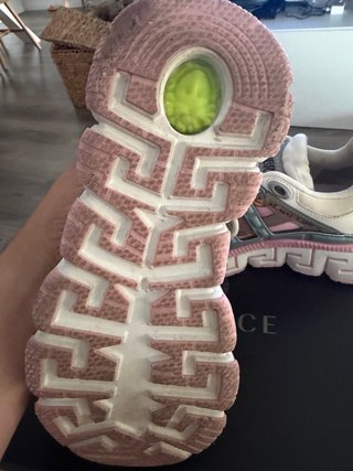 Zapatillas Versace Beige y Rosa