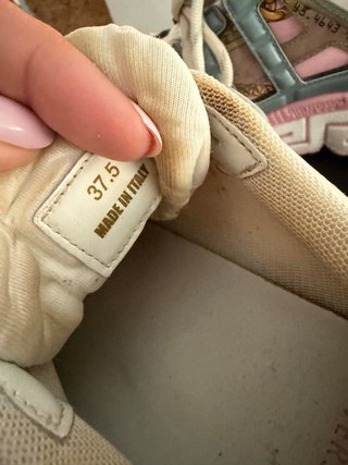 Zapatillas Versace Beige y Rosa