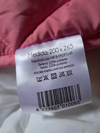 Edredón reversible cama 90